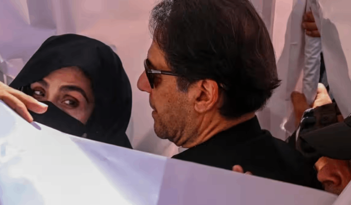 Imran Khan and Bushra Bibi